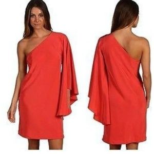 Nicole Miller Artelier Silk one shoulder dress